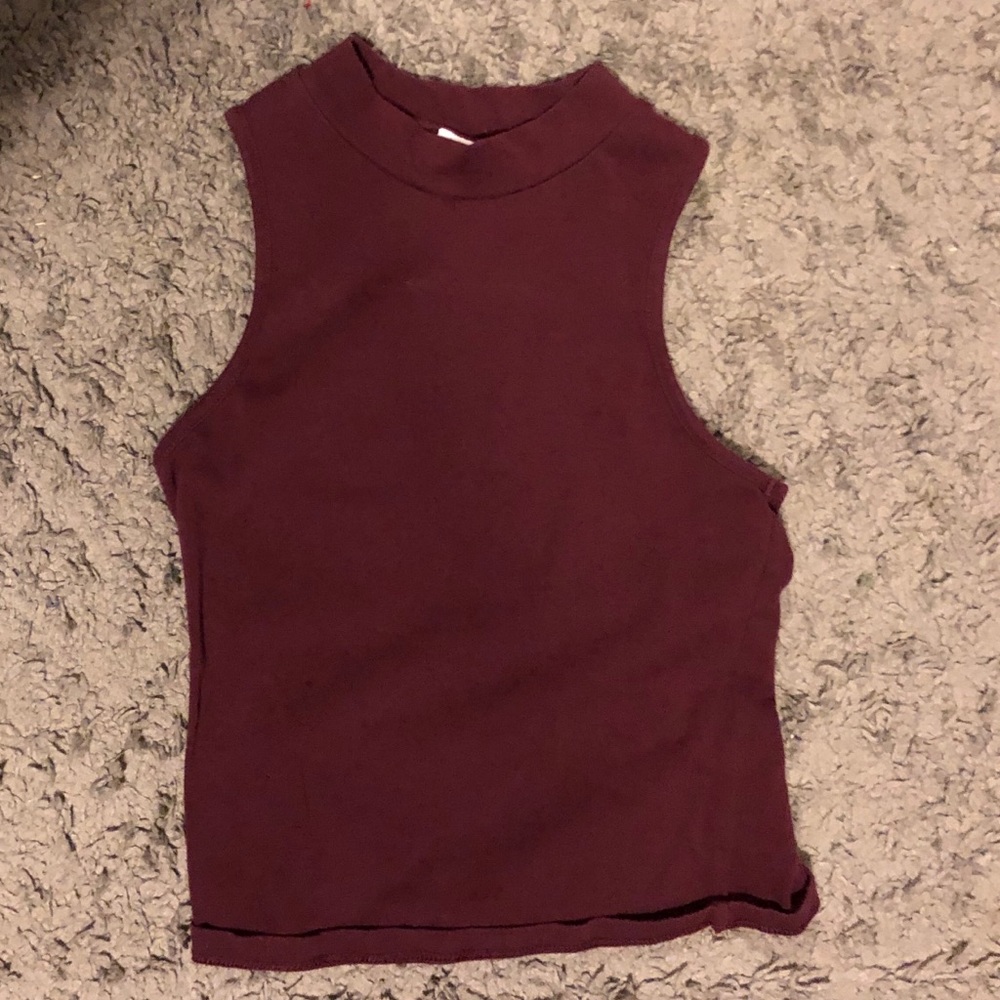Crew Neck Crop Top